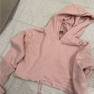 Gymshark Light Pink Cropped Hoodie